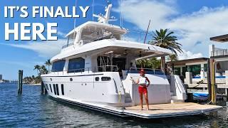 IT'S FINALLY HERE!  ️   2025 Offshore 70 Motor Yacht Tour