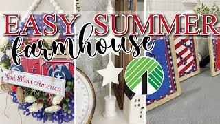 NEW Dollar Tree (EASY) Summer Farmhouse Crafts | Heidi Sonboul DIY