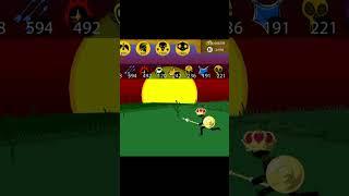 Golden Spearton vs Mega Golden Boss  | Stick War Legacy #viral #short