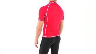 Sporti Guard Men's S/S Sport Fit Rash Guard | SwimOutlet.com