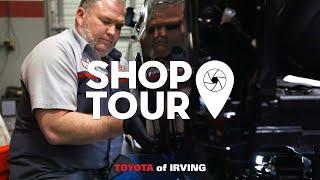 Shop Tour of the Toyota of Irving Collision Center and Direct Repair Facility | in Dallas Fort Worth