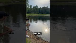 Who’s the best fisherman? #challenge #fishing #funny #trending