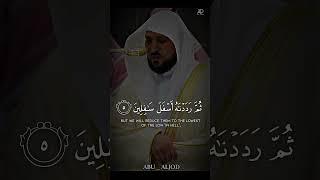 والتين والزيتون (سورة التين) ️ #ماهر_المعيقلي #ترند #abu_aljod
