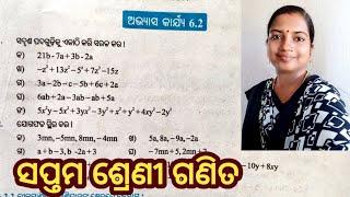 Exercise 6.2, Class 7 math Odia medium