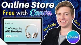 Create a Free Online Store with Canva in 15 minutes (2024 Tutorial)