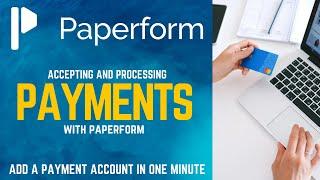 Accepting Payments With Paperform