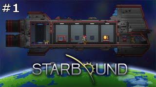 Старт новой выживалки / Начало прохождения / #1 / Starbound / Starbound прохождение