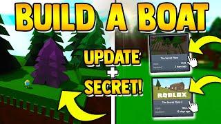 *NEW* OCTOBER SECRET PLACE & UPDATE!!| Build a boat for Treasure ROBLOX