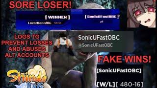 The SCUMMIEST COMPETITIVE PLAYER IN SHINDO|| SonicUFastOBC The Master of PvE