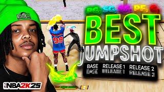 BEST JUMPSHOT NBA 2K25! BEST FADE ANIMATION + EASY TIMING