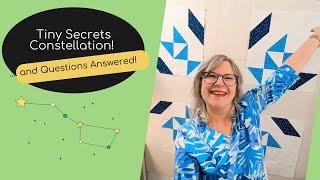 Tiny Secrets QAL and some Q/A!