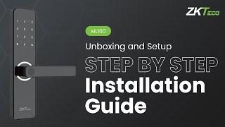 Unboxing and Setup of the ZKTeco ML100 Smart Lock - Step-by-Step Installation Guide