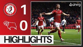 McNally scores winner!  Bristol City 1-0 Derby County | Highlights