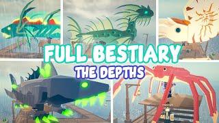 All Depths Full Bestiary Showcase + How To Get The Depths Serpent FISCH