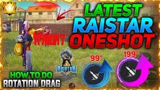 HOW TO DO ROTATION ONETAP HEADSHOT LIKE RAISTAR--LATEST ONETAP HEADSHOT TRICK #raistar#onetap#roukff