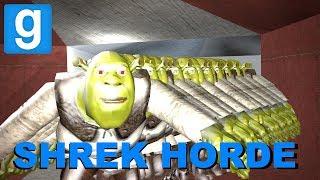 SHREK HORDE IN A MAZE!   Garry's mod Sandbox