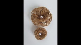 #Shorts : Burlap Flowers for Decoration || So simple