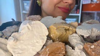 ASMR crunch of dry paste&chalk/ хруст сухими пастами и сухим мелом#asmr #asmrsounds