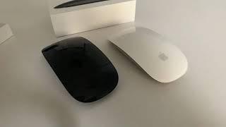  Unboxing of the rechargeable Apple Mouse Black - Which one do you like?