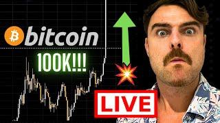 BITCOIN LIVE TRADING TO $100K & BEYOND!!!!!!!!!!  (24HR LIVE TRADING)