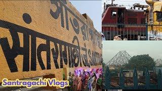 Short trip to Santragachi || reception+travel+shopping || santhali star vlogger