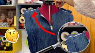 Shoulder Alteration: How to Make a Cuff when it's Slanted? 