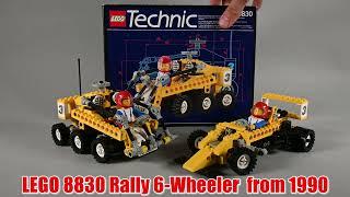 Retro Review - LEGO Technic 8830 Rally 6-Wheeler + Formula 1B Model from 1989 #grohl666