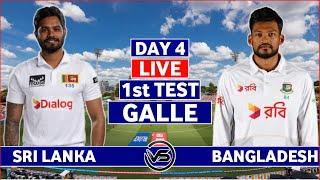 Sri Lanka vs Bangladesh 1st Test Day 4 Live Match | SL vs BAN 1st Test Live Scores & Commentary