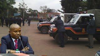 SHOCKS KENYANS AS POLICE BLOCKS MEDIA AT UHURU GARDENS AFTER KINDIKI SWEARING INN WAS CANCELLED!!