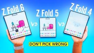 AVOID A MISTAKE Galaxy Z Fold 6 vs Z Fold 5 vs Z Fold 4 Full Comparison