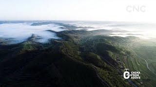 China From Above: Terraced fields in Ningxia Hui Autonomous Region