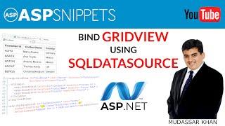 Populate (Bind) GridView control using SqlDataSource in ASP.Net