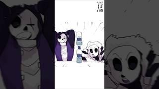 Epic Sans bottle flip challenge #undertale #epicsans #crosssans #мем