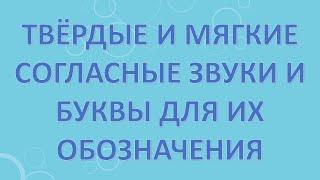 Твёрдые и мягкие согласные звуки и буквы для их обозначения