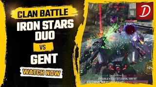  Iron Stars Duo vs Gent Clan Squad Battle  : War Robots WR