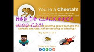 How to EASILY CLICK OVER 1000 CPS