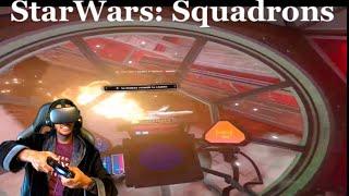 Star Wars Squadrons VR (1st Impression)—Playing the Antagonist lowkey fun REBEL SCUM!