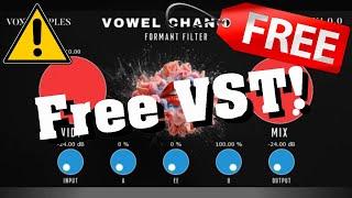 【New Free VST!】Best Free Vocal VST Plugin? Vowel Changer Formant Filter by Vox Samples