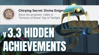 Chirping Secret: Divine Enigma - v3.3 HSR Hidden Achievements