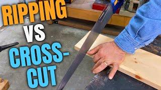 Rip Cutting vs Crosscutting Explained