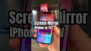 How to Screen Mirror iPhone to TV!
