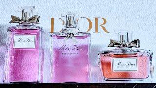 Dior Beauty Review | Miss Dior Comparison (Absolutely Blooming, Rose Essence, & Rose N' Rose's)