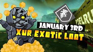 Destiny 2 | XUR'S NEW EXOTICS & LOCATION! DLC Exotics, NEW Engram & Where is Xur | 3rd January 2020