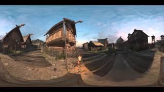 Short 360 video rendered from gameplay in Unity (Viking Village)