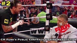 25 Days Of Promo's With DaClubOfDaMan1993 #2: CM Punk’s Public Contract Signing Negotiation