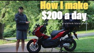 How to make $200 per day in food delivery on your scooter. THings I have learned in 1 year of riding