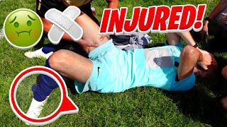 MY HORRIFIC INJURY IN CHARITY FOOTBALL MATCH! 🩼