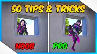 TOP 50 PRO TIPS AND TRICKS FOR PUBG MOBILE/BGMI | PUBG MOBILE TIPS AND TRICKS