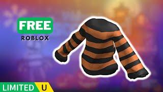 FREE LIMITED UGC | How to get Halloween Oversized Striped Sweater in Walmart Discovered on Roblox