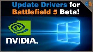 Update Nvidia Drivers to 399.07 to Play Battlefield V! {Shadow & Paperspace}